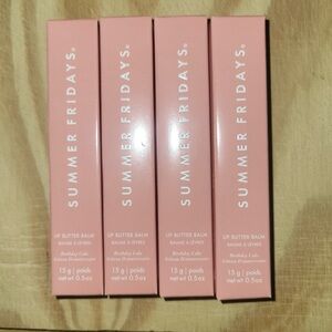 4 Units Summer Fridays Lip Butter Balm Birthday Cake New .